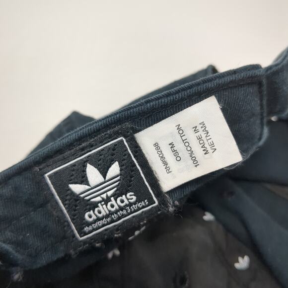 Adidas Trefoil Slideback Hat Blue One Size Adjustable Embroidered Logo - Picture 9 of 9